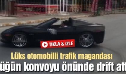 Lüks otomobilli trafik magandası!