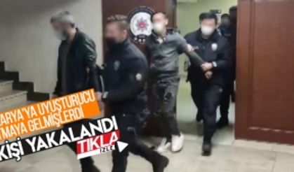 Sakarya'ya uyuşturucu satmaya gelen 9 kişi yakalandı