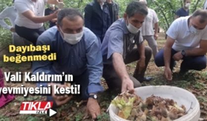 Dayıbaşı beğenmedi! Vali Kaldırım’ın yevmiyesini kesti