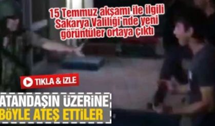 Vatandaşın üzerine böyle ateş ettiler