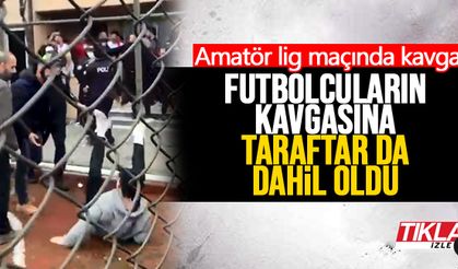 Amatör lig maçında kavga çıktı!