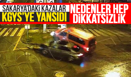 Sakarya'daki trafik kazaları KGYS'ye yansıdı