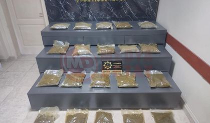 Sakarya'da 18 kilo uyuşturucu yakalandı