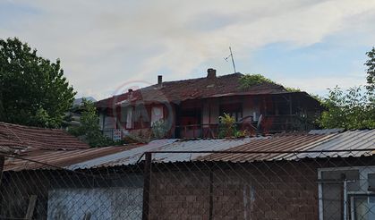 Ahşap evde çıkan yangın büyümeden söndürüldü