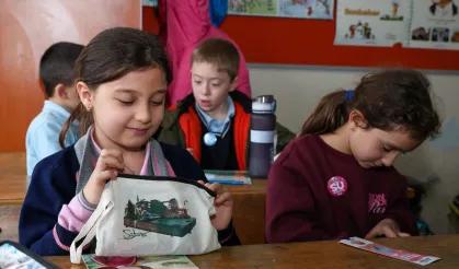 Geyve'de minikler 'su müfettişi' oldu