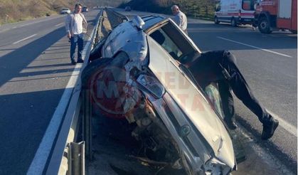 Kontrolden çıkan otomobildeki 2 kişi yaralandı!