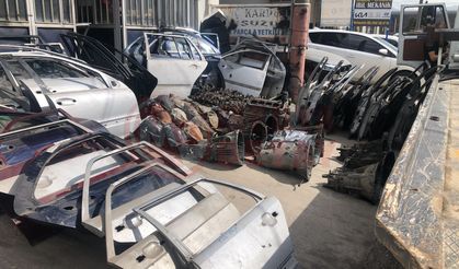 Kaçak oto parçalarına büyük darbe