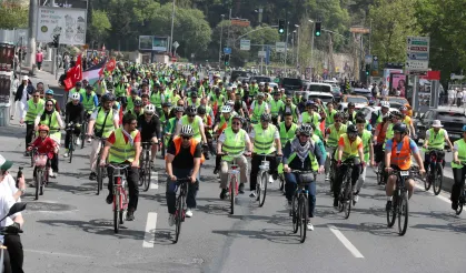 Gazze için pedal çevirdiler