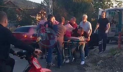 Yol ortasında hayat kurtaran müdahale!