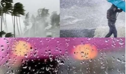 Meteoroloji'den kuvvetli yağış ve rüzgar uyarısı