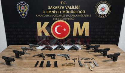 Sakarya’da silah kaçakçılığı operasyonu