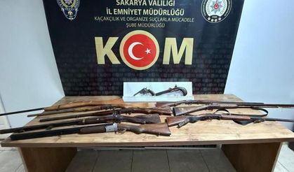 Sakarya'da silah kaçakçılığı operasyonu