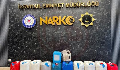 339 kilogram sıvı metamfetamin ele geçirildi!