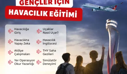 THY'den gençlere 10 günlük havacılık programı