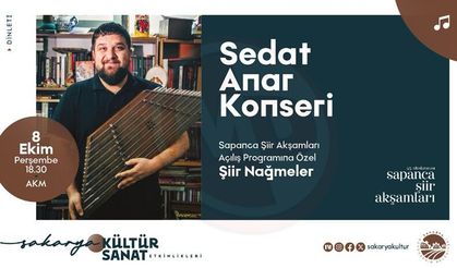 25. Uluslararası Sapanca Şiir Akşamları AKM’de başlıyor
