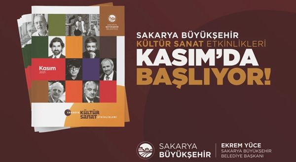 Büyükşehir'in Kasım Kültür Sanat takvimi belirlendi