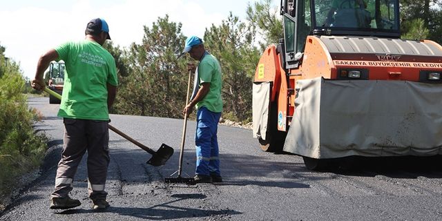 Geyve’de asfalt çalışmaları hızla devam ediyor