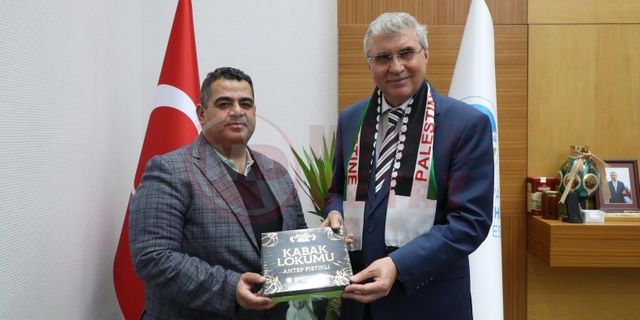 Başkan Yüce Filistin Spor Bakan Yardımcısını ağırladı