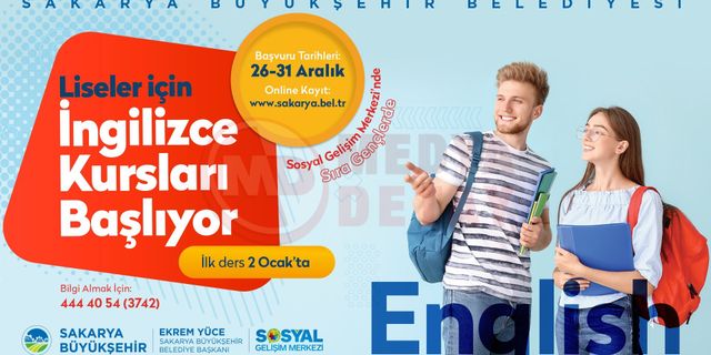 SGM’de lise öğrencilerine yönelik İngilizce kursları başlıyor