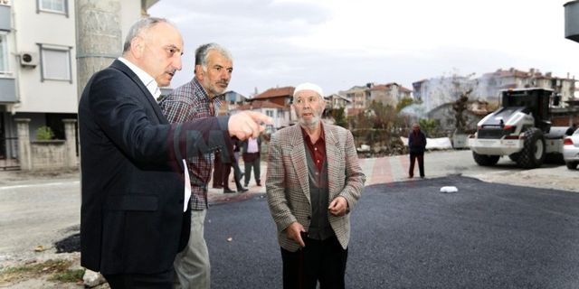 Hacıoğlu’nda 22 sokak daha yenilendi