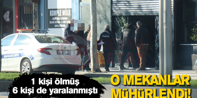 O mekanlar mühürlendi!