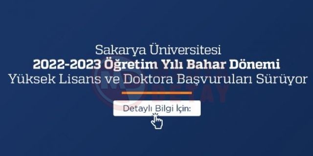 Sakarya Üniversitesi'nde lisansüstü eğitim kayıtları sürüyor