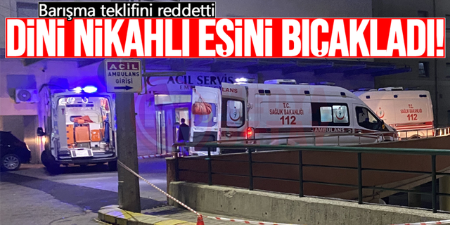 Barışma teklifini reddedince sokak ortasında bıçakladı!