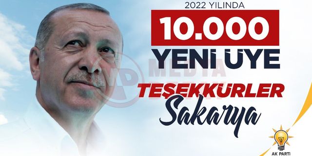 AK Parti’ye 10 bin yeni üye