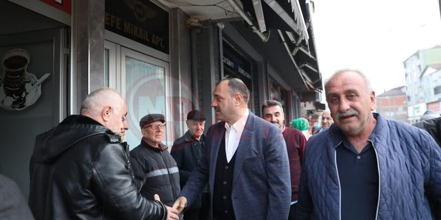 Vali Kaldırım'dan esnaf ziyareti