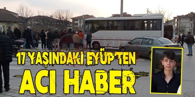 17 yaşındaki motosikletli genç hayatını kaybetti!