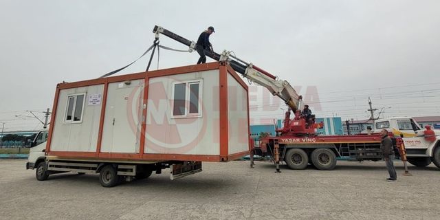 SATSO konteynerleri deprem bölgesine gidiyor