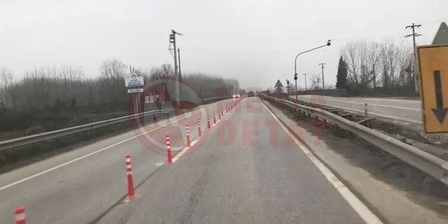 D-100'deki Mudurnu Köprüsü yıkılıyor