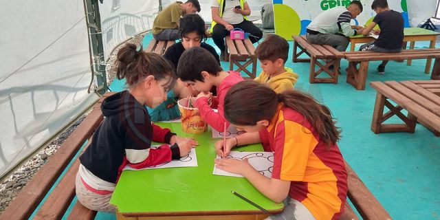 Büyükşehir Diyarbakır’da deprem çocuklarının sevinci oldu