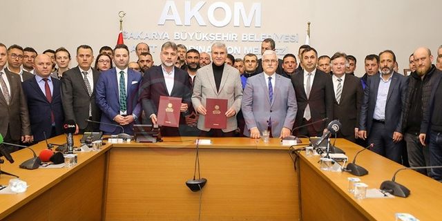 Büyükşehir’de toplu iş sözleşmesi sevinci