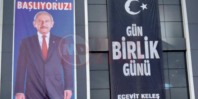 CHP Sakarya il binasına  'Kılıçdaroğlu' pankartı