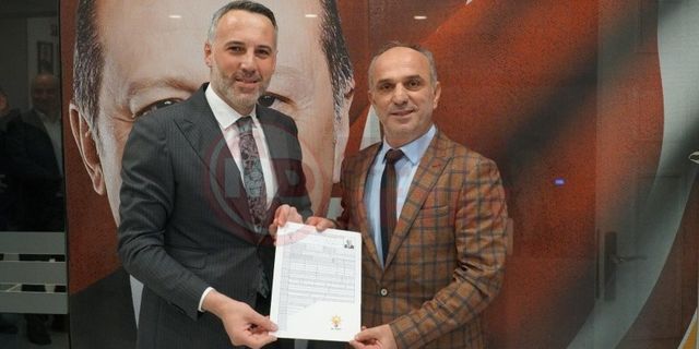 Muhammet Durmaz aday adaylığı başvurusunda bulundu