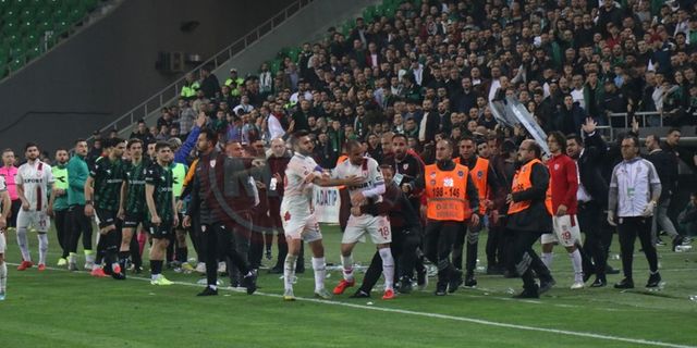 Sakaryaspor - Samsunspor maçı PFDK’ya sevk edildi