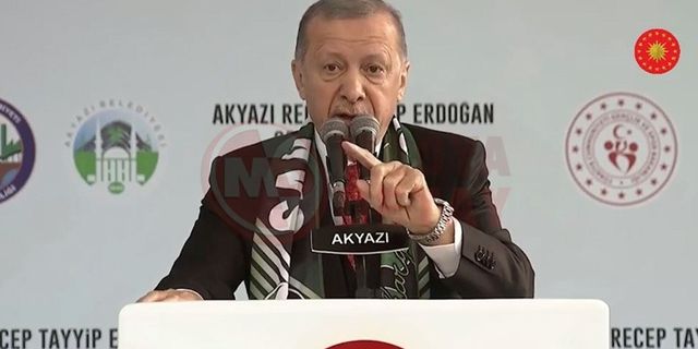 Cumhurbaşkanı Erdoğan Sakarya'da konuşuyor!