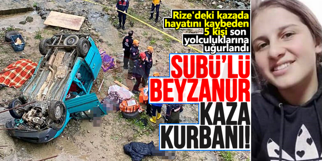 SUBÜ’lü Beyzanur kaza kurbanı!
