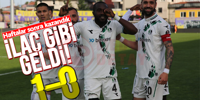 Haftalar sonra kazandık!
