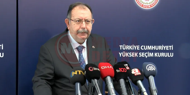 YSK Başkanı Yener'den ilk açıklama