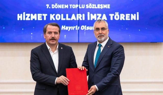 11 hizmet kolunda anlaşma sağlandı