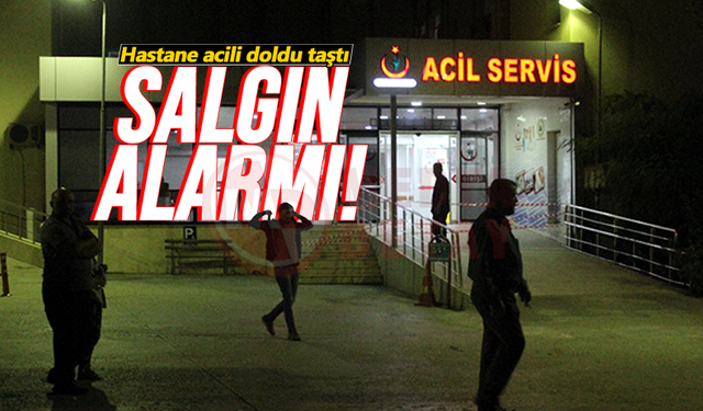Hastane acili salgın nedeniyle doldu taştı!