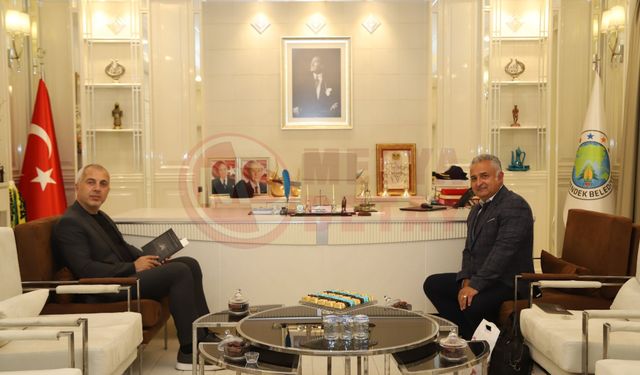 Hendekli Yazar Cengiz'den  Başkan Babaoğlu’na ziyaret