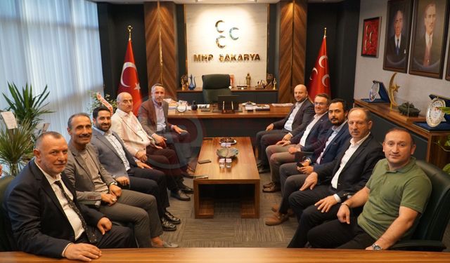 Tever’den, MHP İl Başkanlığına ziyaret