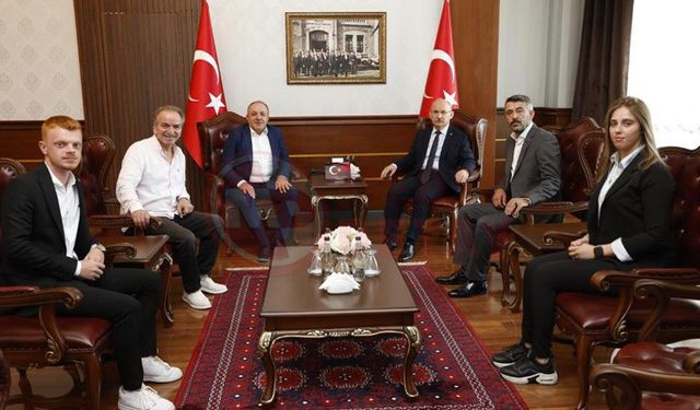Osmanlı Turan Federasyonundan Vali Karadeniz'e ziyaret