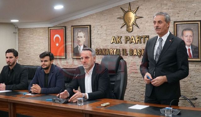 Yusuf Alemdar, AK Parti il yönetimi ile buluştu