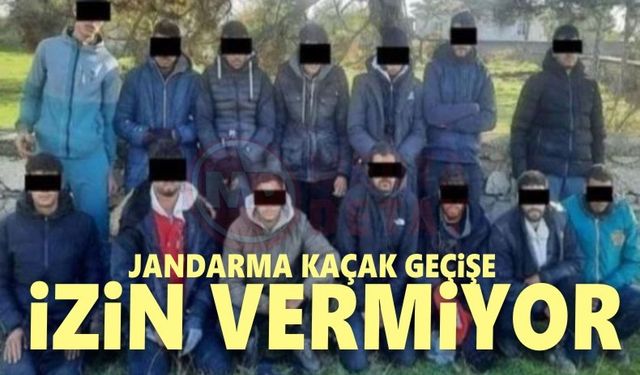 Jandarma kaçak geçişe izin vermiyor