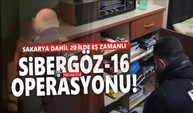 "Sibergöz-16 operasyonlarında 35 şüpheli yakalandı"