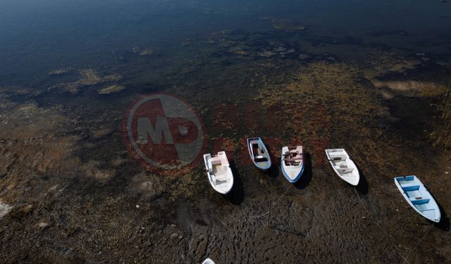 Sapanca Gölü’nün son hali fotoğraflandı